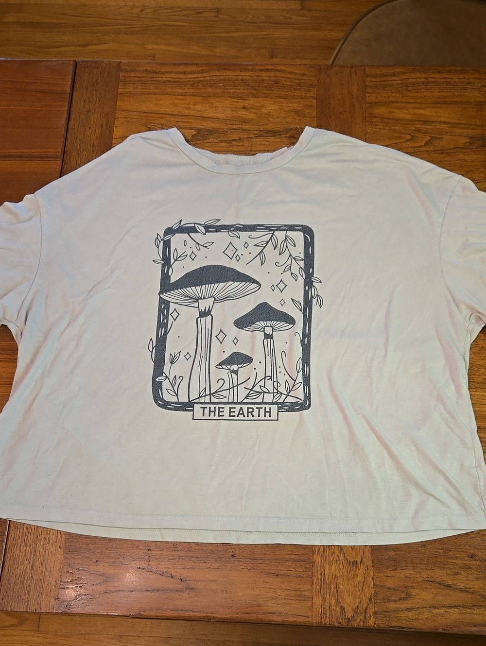 THE EARTH Mushroom Graphic Tshirt